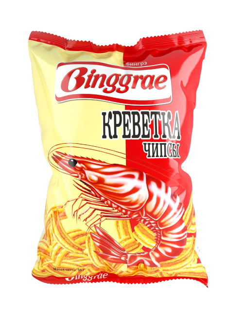 Чипсы Binggrae со вкусом Креветки, 50г