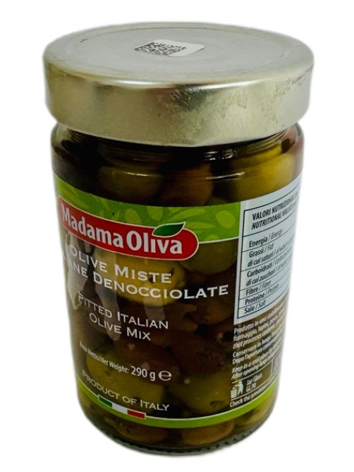 Оливки Madama Oliva Итальянские Микс без косточки, 290г