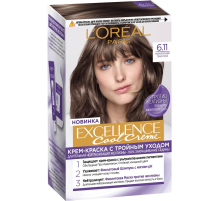 Крем-краска для волос L'Oreal Paris Excellence Color 6.11 Темный русый, 258мл
