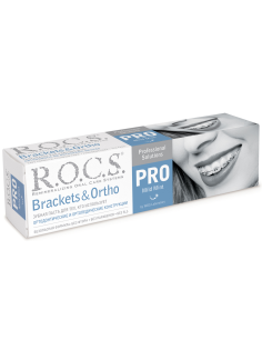 Зубная паста R.O.C.S. Pro Brackets & Ortho, 135г
