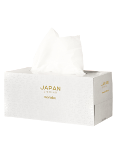 Салфетки бумажные Marabu Japan Premium белые 2 слоя, 220шт