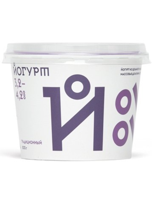 Йогурт Братья Чебурашкины традиционный 3.2-4.2%, 200г