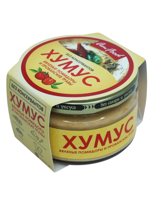 Хумус AmFood вяленые помидоры с прованскими травами, 200г