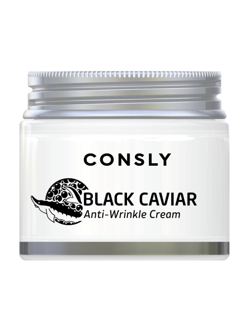 Крем для лица Consly Black Caviar Anti-Wrinkle против морщин с экстрактом черной икры, 70мл
