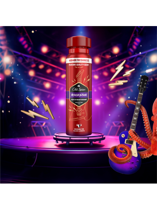 Дезодорант-спрей Old Spice Rockstar бергамот, 150мл