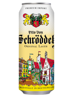 Пивной напиток Otto Von Schrodder Original лагер светлое, 0.5л