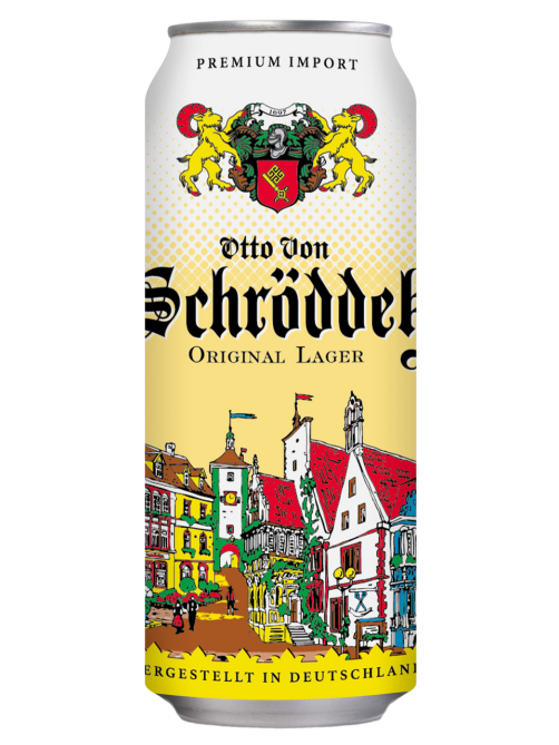 Пивной напиток Otto Von Schrodder Original лагер светлое, 0.5л