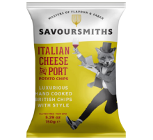Чипсы Savoursmiths Итальянский сыр и портвейн, 150г