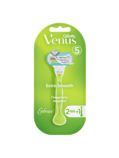 Станок для бритья Gillette Venus Extra Smooth Embrace 1шт + 2 кассеты