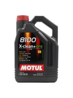 Масло моторное Motul 8100 X-Clean+ EFE 0W30, 4л