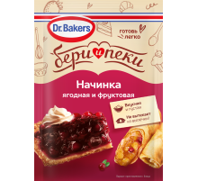 Смесь пищевая Dr.Bakers фруктовая и ягодная начинка, 38г