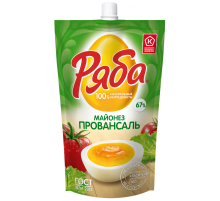 Майонез Ряба Провансаль ГОСТ 67%, 350г
