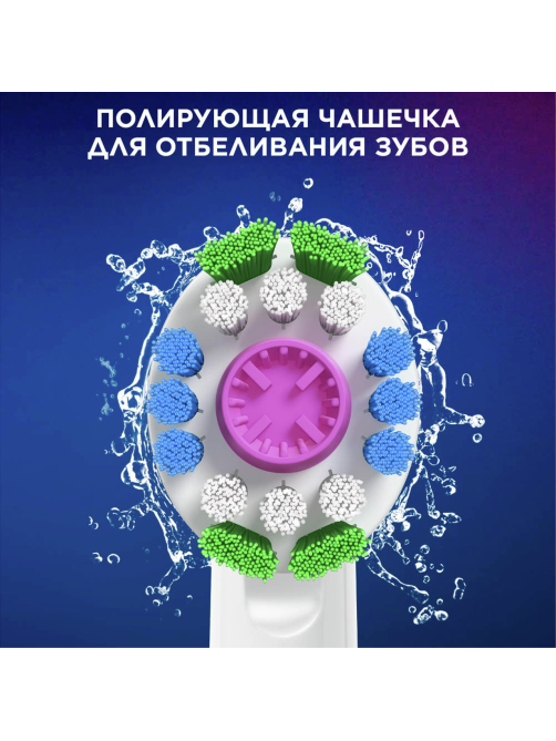 Насадка для зубных щеток Oral-B 3D White 18-2 электрических, 2шт