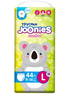 Подгузники-трусики Joonies Comfort размер L 9-14кг, 44шт