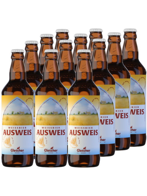 Пиво Gletcher Ausweis светлое пшеничное, 0.5л