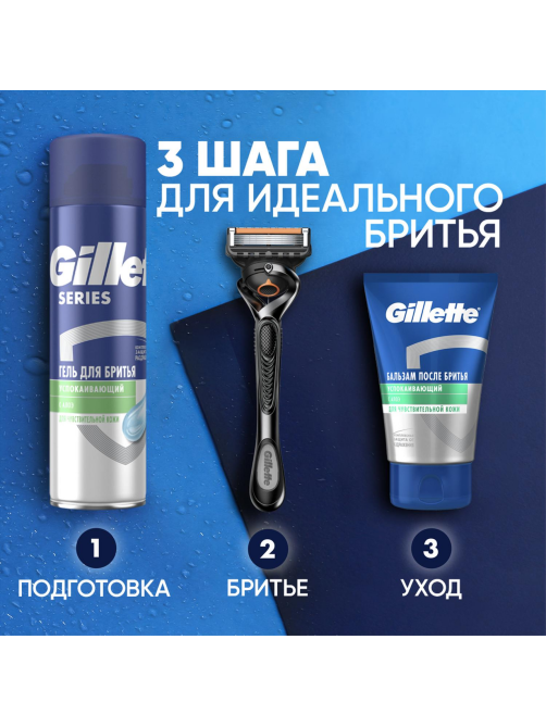 Бальзам после бритья Gillette Алоэ для чувствительной кожи, 100мл