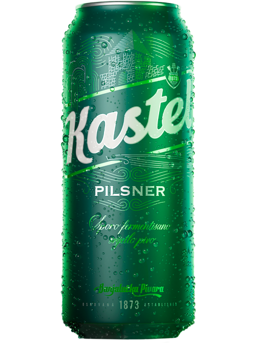 Пиво Kastel Pilsner светлое, 0.5л