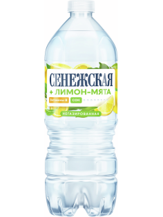 Вода Сенежская с соком лимон-мята негазированная, 1л