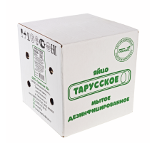 Яйцо куриное Тарусское мытое дезинфицированное С0, 180шт