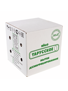 Яйцо куриное Тарусское мытое дезинфицированное С0, 180шт