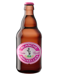 Пивной напиток Blanche Bruxelles Rosee Эль светлый, 0.33л