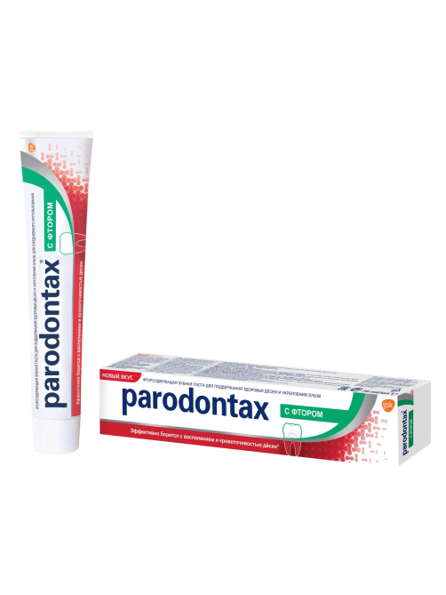 Зубная паста Parodontax от воспаления и кровоточивости десен с фтором, 75мл