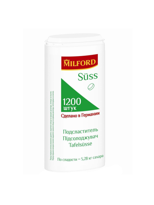 Подсластитель Milford Suss 1200шт, 72г