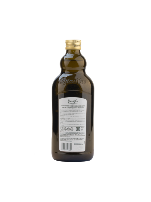 Масло оливковое Costa d'Oro Il Delicato Extra Virgin нерафинированное, 1л