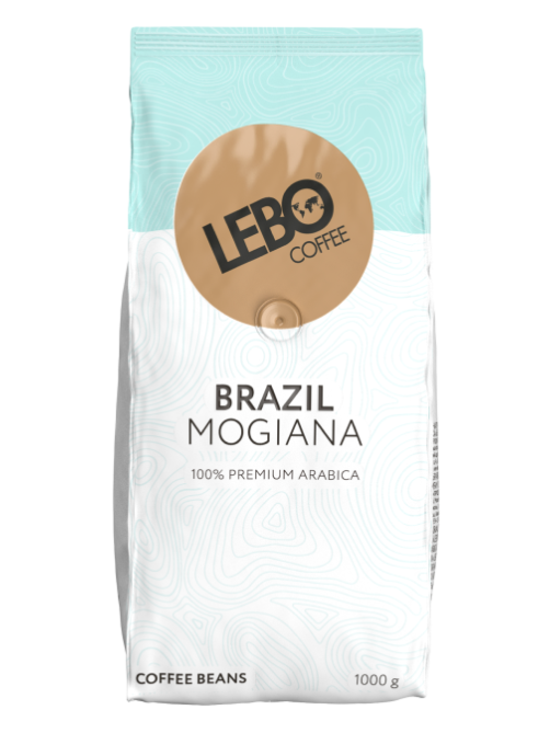 Кофе Lebo Brazil Mogiana зерновой, 1кг