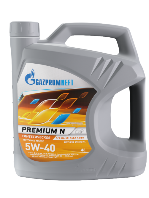 Масло моторное Gazpromneft Premium N 5W-40, 4л
