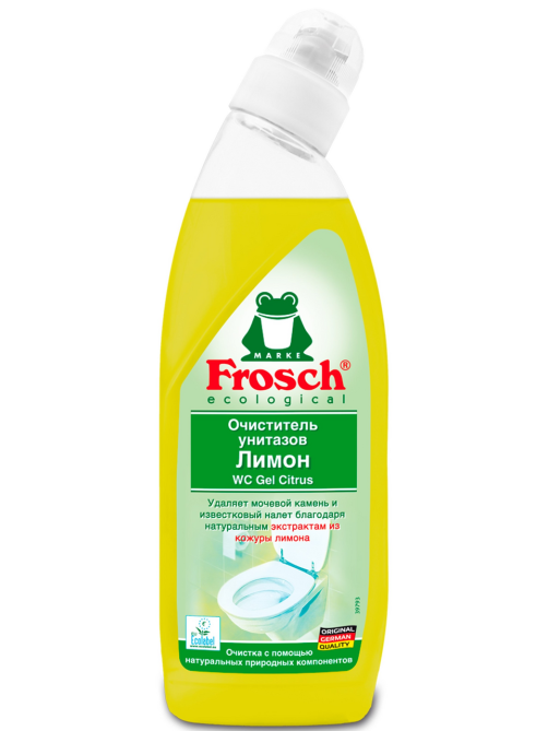 Средство чистящее Frosch для унитаза Лимон, 750мл