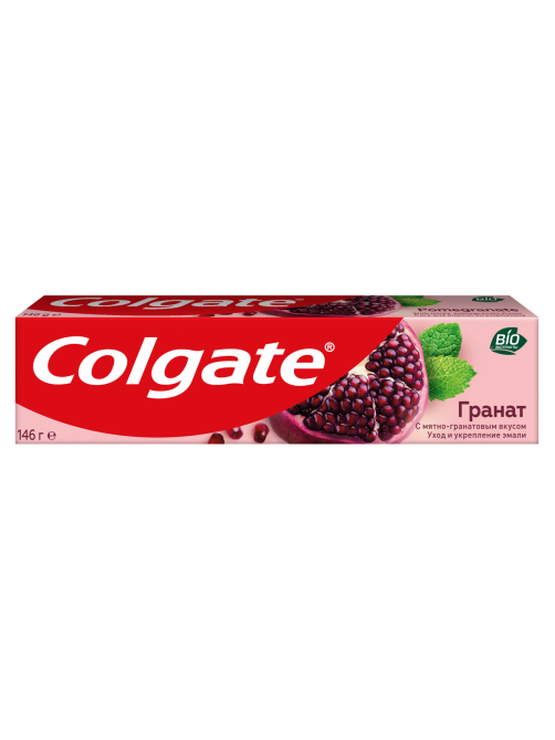 Зубная паста Colgate Гранат с натуральными ингредиентами для укрепления эмали зубов и защиты от кариеса, 100мл