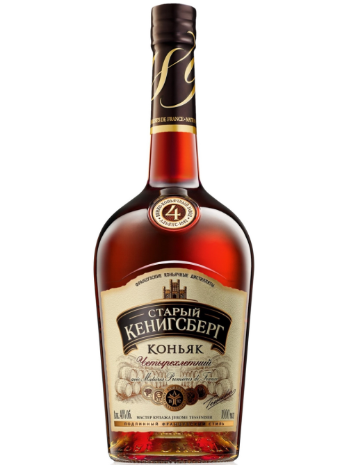 Коньяк Старый Кенигсберг 4 года, 1л