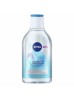 Мицеллярная вода гиалуроновая Nivea Make-UP Expert для лица и глаз, 400мл
