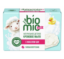 Мыло туалетное детское BioMio Baby На растительной основе Масло ши, 90г