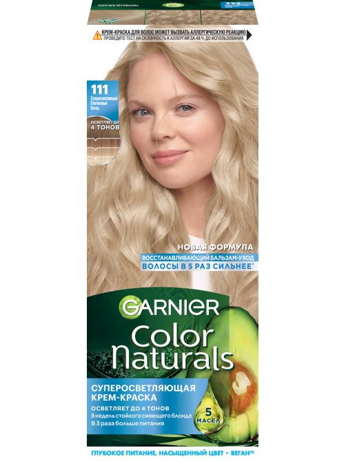 Краска для волос Garnier Color Naturals 111 платиновый блонд