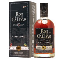 Ром Viejo de caldas Carta de oro 8 лет в подарочной упаковке, 0.7л