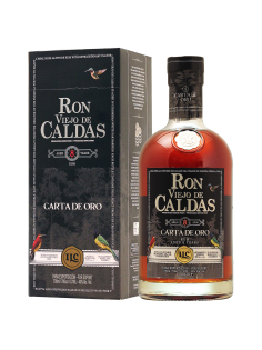 Ром Viejo de caldas Carta de oro 8 лет в подарочной упаковке, 0.7л