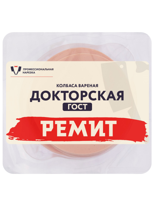 Колбаса Ремит Докторская вареная нарезка, 190г