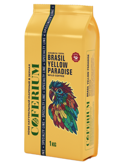 Кофе Coferium Brasil Yellow Paradise зерновой, 1кг