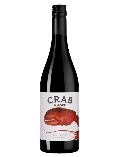 Вино Crab&More Zinfandel красное полусухое, 0.75л