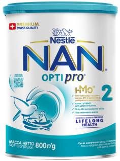 Сухая молочная смесь NAN 2 Optipro с 6 месяцев, 800г