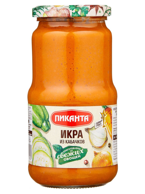 Икра из кабачков Пиканта, 450г
