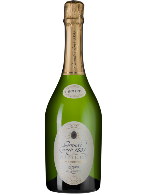 Вино игристое Aimery Sieur D'arques Grande Cuvee 1531 белое брют, 0.75л