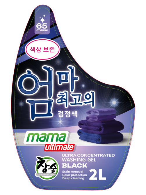 Гель для стирки Mama Ultimate для черного белья концентрат, 2л