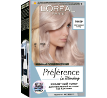 Тонер для волос L'Oreal Preference кислотный жемчужный блонд