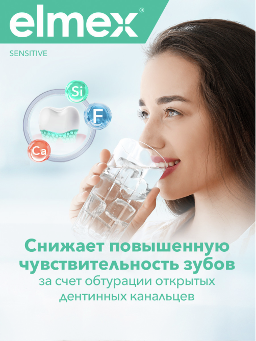 Зубная паста Elmex Sensitive для чувствительных зубов, 75мл