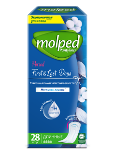 Прокладки ежедневные Molped First&Last Days, 28шт