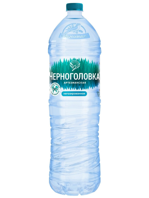 Вода Черноголовка питьевая негазированная, 1.5л x 6 шт