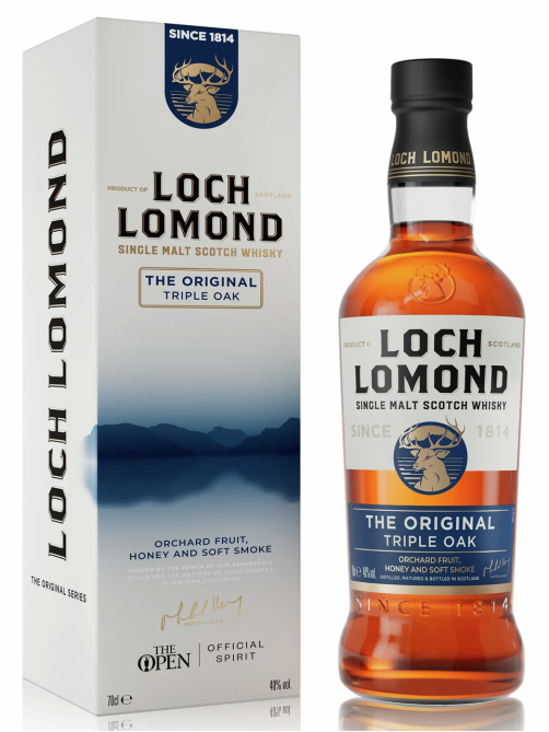 Виски шотландский Loch Lomond Triple Oak в подарочной упаковке, 0.7л